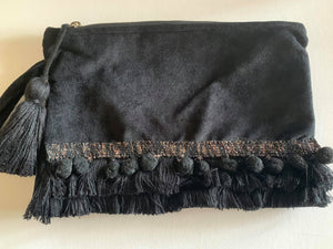 Clutch Bag- Black Velvet